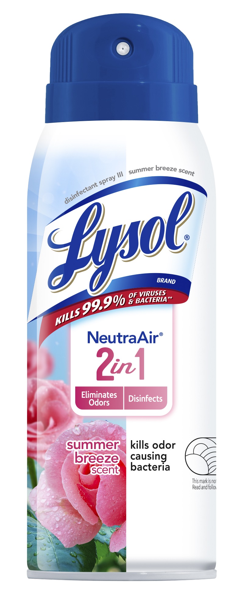 Lysol Disinfectant Spray  Neutra Air  2 in 1  Summer Breeze